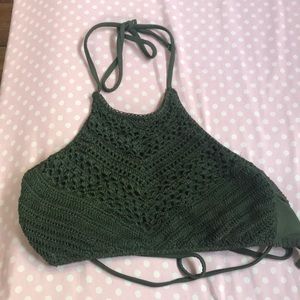 Iku Kul | Olive Green Bathing Suit Top